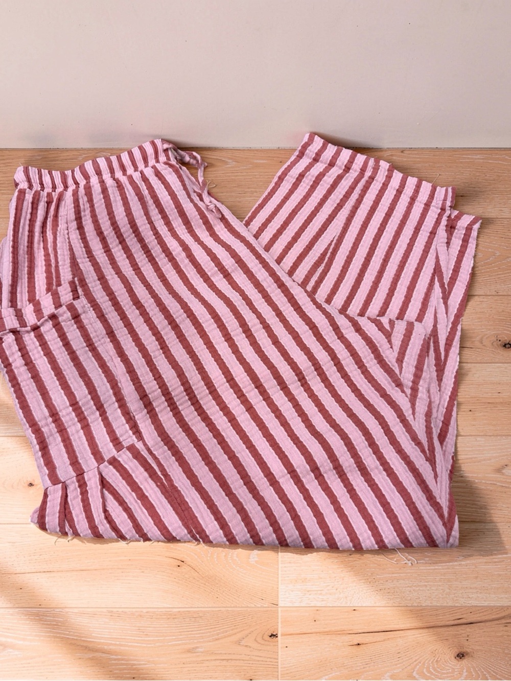 Striped Gauzy Lounge Pants